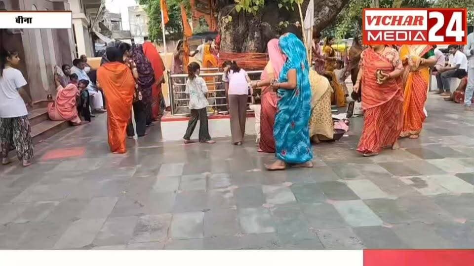 पुरुषोत्तम मास का समापन, सोमवती अमावस्या पर मंदिरों पर पड़ी भारी भीड़ #khurai #khurainews #pursottammaas #vart #pooja #bhakt #bhakti #sombatiamabasya🙏