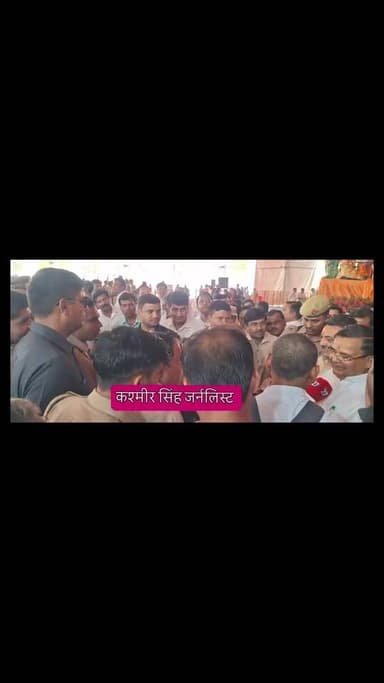 फिरोजाबाद में कैबिनेट मंत्री ठाकुर जयवीर सिंह ने क्या कहा।