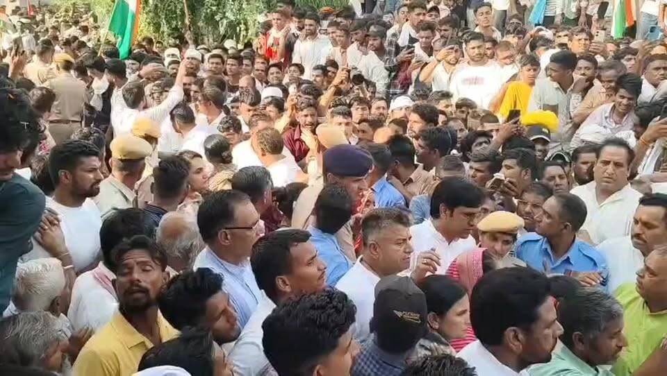 अग्निवीर पांचोंता के रहने वाले खेमाराम हुए पपंचतत्व में विलीन नमः आखो से सभी ने दी विदाई सैन्य सम्मान के साथ हुआ अंतिम संस्कार #live #viral #didwana #shahid #senik #nawa #panchota #veer