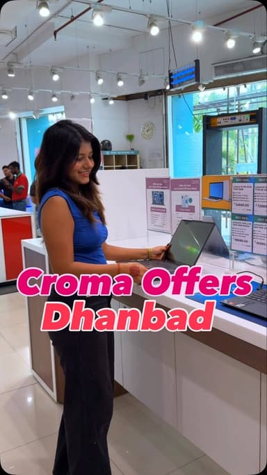 Naye semester ki shuruaat sahi laptop ke saath kijiye!
Chahe assignments ho, coding, presentations ya daily work – Croma mein har need aur budget ke hisaab se perfect laptop options available hain. Aur selected laptop deals par paaiye ₹26,600* tak ke exciting freebies!
📍 Aaj hi visit karein Croma Store, Prabhatam Grand Mall, Dhaiya Road, Dhanbad aur apna perfect laptop ghar le jaiye.
#dhanbad #croma #reels #electronicsoffer #reelsinstagram