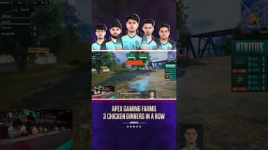 Three matches. Three Chicken Dinners. 🐔🔥#ApexGaming #BGMI #BMPS #BMPS2026 #ChickenDinner #BGMIIndia