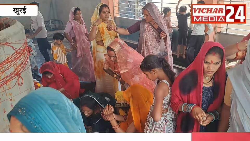 आखिरकार इतनी बड़ी संख्या में महिलाएं यहां क्यों पहुंची....जानिए वजह #khurai #khuraimadhyapradesh #khurainews #mandir #bhakti #bhakt #sombatiamabasya🙏 #bholenath