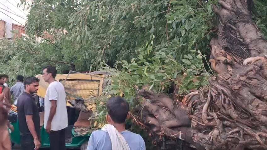 🚨 बदायूं में आंधी-बारिश का कहर, अलग-अलग हादसों में तीन की मौत
बदायूं। सोमवार देर शाम आई तेज आंधी और बारिश ने जिले में भारी तबाही मचा दी। गद्दी चौक पर एक विशाल पेड़ ऑटो पर गिरने से एक युवती की मौत हो गई, जबकि चालक घायल हो गया।
वहीं, हजरतपुर थाना क्षेत्र के जमालपुर गांव में ट्यूबवेल के पास बनी झोपड़ी पर ट्रांसफार्मर और बिजली का पोल गिरने से दो मासूम भाई-बहन की जान चली गई।
पुलिस ने तीनों शवों को पोस्टमार्टम के लिए भेज दिया है। आंधी-बारिश के चलते जिले के कई हिस्सों में पेड़ उखड़ गए और बिजली व्यवस्था भी प्रभावित रही।
📍 बदायूं, उत्तर प्रदेश
#Badayun #Badaun #BadayunNews #BreakingNews #UPNews #BadaunBreaking #Hazratpur #Jamalpur #LocalNews #WeatherAlert #UttarPradesh #SocialistSonuYadav