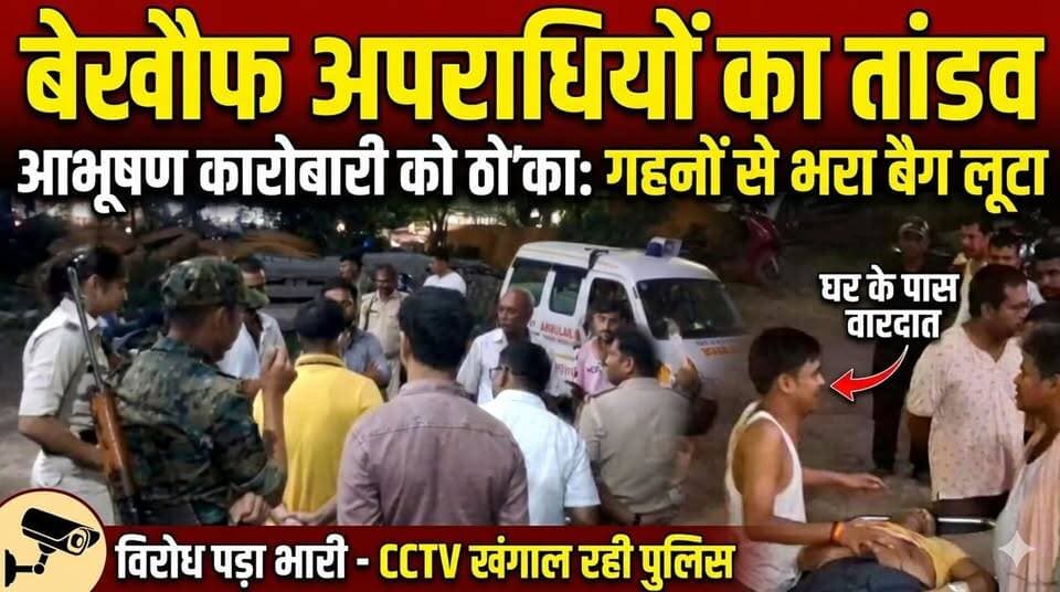 पत्नी के सामने आभूषण कारोबारी का म/र्डर
दुकान से लौट रहे थे घर
#Muzaffarpurpolice #CrimeNews #LatestNews #viralpost #bihar #BiharNews