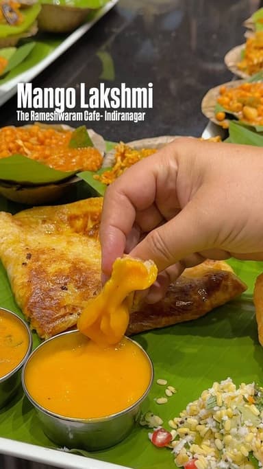 @therameshwaramcafe has now launched the mango Lakshmi plated meals that has a huge variety of mango delicacies and this was a part of #srinidhismangotrail
A beautiful opportunity to experience the best of the mango season !
#srinidhismangotrail #vinaysathyam #bengaluru #therameshwaramcafe