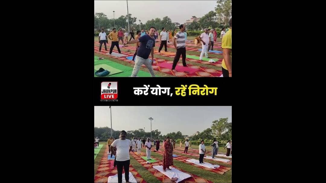 जौनपुर के लोहियापार्क में योगाभ्यास #YogaShorts #Yoga #MorningYoga #Meditation #Wellness