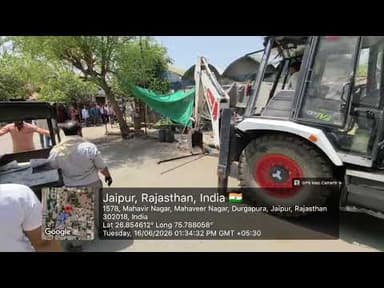 #नगर निगम की जयपुर क्षेत्र में बड़ी कार्रवाई अस्थाई अतिक्रमण को लेकर