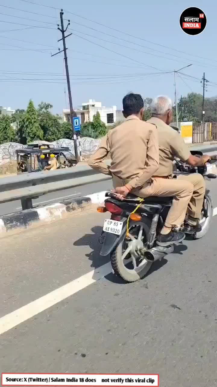 कानून क्व ध्वज्जिया धज्जिया उड़ाते 3 पुलिसकर्मी #video #salamindia18 #news #trendingnews #viral #shot