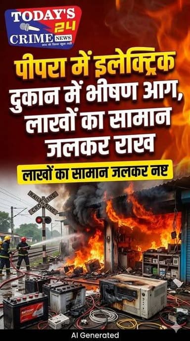 पीपरा में शॉर्ट सर्किट से इलेक्ट्रिक दुकान में लगी भीषण आग, लाखों का सामान जलकर राख
पूर्वी चंपारण के पीपरा थाना क्षेत्र स्थित पीपरा मेन रोड पर रेलवे फाटक के समीप रामलखन मार्केट में गुरुवार दोपहर एक इलेक्ट्रिक दुकान में शॉर्ट सर्किट से भीषण आग लग गई। इस हादसे में दुकान में रखी लाखों रुपये की बैटरियां, इन्वर्टर और अन्य इलेक्ट्रिक सामान जलकर नष्ट हो गए।।।।।।।
#champaranfirstnews #chakianew #motiharinews #amiteshkumar #biharnews #ranita #news18biharjharkhand #bihareksoch #motiharipolice #motiharinewsupdate #Todays_24_Crime_News #motiharpolice #motihari #motiharisp #SSB #ssbmotihari #nepal #nepalnews #NepaliNewsToday #NepalPolitics #IndoNepalBorder #IndoNepal #Internacional #international #InternationalNews #international #internationalrelations #BMW #MangalPandey #helthdipartmentbihar