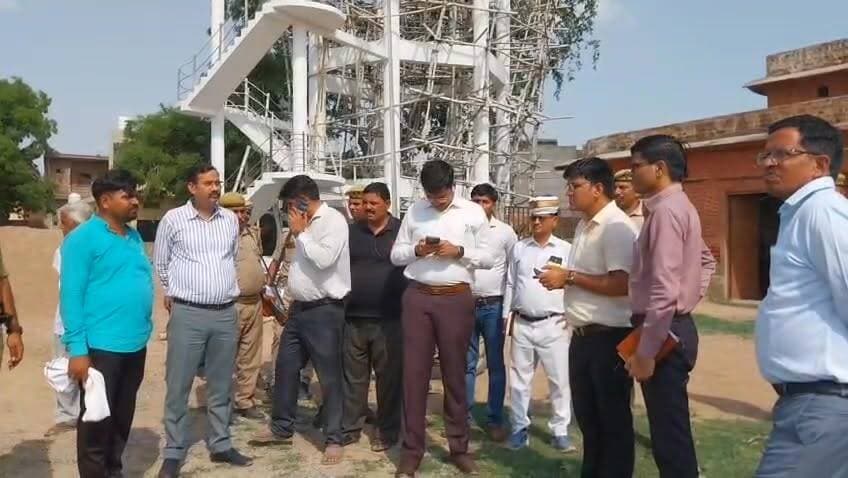 आगरा । #एत्मादपुर में 30 जून को लोकमाता #अहिल्याबाई होल्कर की प्रतिमा स्थापना: मुख्यमंत्री योगी और लोकसभा अध्यक्ष के आगमन की तैयारियों को लेकर प्रशासन अलर्ट