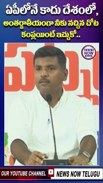 ఏపీలోనే కాదు దేశంలో, అంతర్జాతీయంగా నీకు నచ్చిన చోట కంప్లయింట్ ఇచ్చుకో.//You can file a complaint