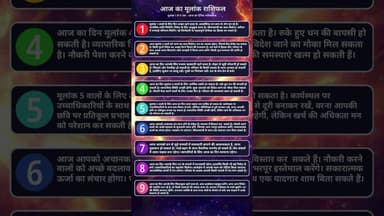 मूलांक 1 से 9 का पूरा सच: Aaj Ka Rashifal और Numerology का सबसे बड़ा खुलासा! 🔮✨ #rashifal #horoscope