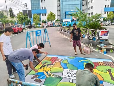 #BreakingNews পশ্চিমবঙ্গ দিবসে Road Painting আলিপুরদুয়ারে। নিজের শহরকে পরিষ্কার রাখার বিশেষ বার্তা দেখুন
#roadpainting #পশ্চিমবঙ্গদিবস #alipurduardistrict #highlightseveryone #viralpost