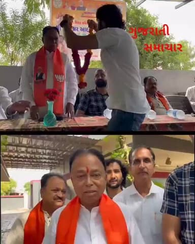 હિંમતનગર પાલીકાના કોર્પોરેટર દ્વારા ચોપડા વિતરણ, ધારાસભ્ય રહ્યા હાજર.! #himmatnagar #school #palika