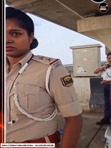युवक का चालान काट रहे दरोगा को सिखाया कानून #video #salamindia18 #news #trendingnews ##short #viral