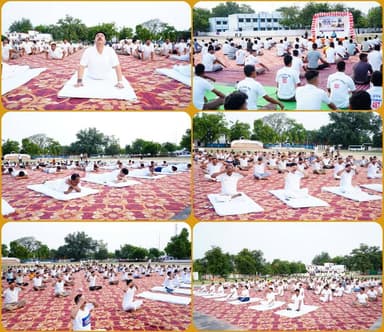 #Etawahpolice
"Yoga for Healthy Ageing"
12वें अन्तर्राष्ट्रीय योग दिवस के अवसर पर रिजर्व पुलिस लाइन इटावा में वरिष्ठ पुलिस अधीक्षक इटावा द्वारा किया गया योगाभ्यास ।
साथ ही जनपद के समस्त थानों द्वारा मनाया गया अन्तर्राष्ट्रीय योग दिवस । https://t.co/vmu2yg0ZVQ
