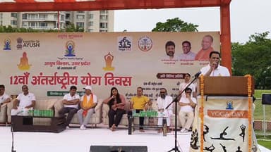 विजय सिंह पथिक स्टेडियम ग्रेटर नोएडा में योग दिवस पर कार्यक्रम
#InternationalYogaDay #YogaDay #YogaForHealth #YogaForLife #YogaEveryday #YogaLove #YogaPractice #HealthyLifestyle #MindBodySoul #StayHealthy #WellnessJourney #YogaCommunity #PeaceAndHarmony #YogaBenefits #FitnessGoals #योगदिवस #अंतरराष्ट्रीययोगदिवस #स्वस्थजीवन #योगसेनिरोग #भारतकीयोगपरंपरा