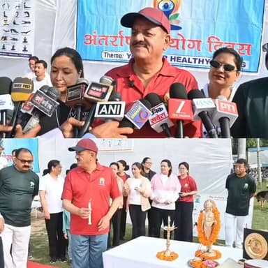 कुल्लू में अंतरराष्ट्रीय योग दिवस के अवसर पर आयोजित कार्यक्रम में विधायक सुंदर सिंह ठाकुर ने मुख्य अतिथि के रूप में शिरकत की। योग के महत्व का संदेश देते हुए उन्होंने स्वस्थ जीवनशैली अपनाने का आह्वान किया। 🧘♂️🇮🇳
#InternationalYogaDay #Kullu #SunderSinghThakur #YogaForHealth #YogaDay2026