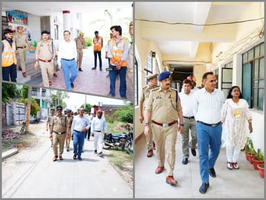 #Etawahpolice
➤नीट (यूजी)-2026 री-एग्जाम परीक्षा को सकुशल,निष्पक्ष एवं शांतिपूर्ण ढंग से सम्पन्न कराने हेतु DM इटावा एवं SSP इटावा द्वारा परीक्षा केन्द्रों का किया गया निरीक्षण।
➤ केन्द्रों पर सुरक्षा व्यवस्थाओं का लिया जायजा।
➤ संबंधित अधि0/कर्म0 को दिए आवश्यक दिशा-निर्देश। https://t.co/MXvxK6q56W