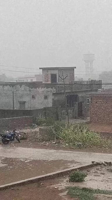 तेज बारिश