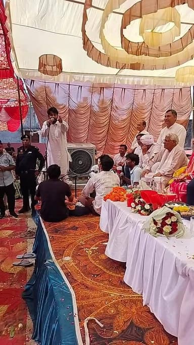 नौल्था गांव मे भाजपा की प्रदेश अध्यक्ष अर्चना गुप्ता का अभिन्नदन समारोह, रागनी ने मचाई धमाल