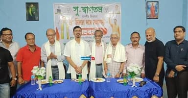 বিধায়ক মিলন দাসকে হাইলাকান্দি মার্চেণ্ট এসোসিয়েশনের বিপুল সংবর্ধনা