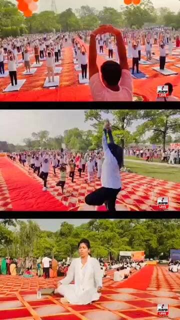 जौनपुर के शाही किले में योगाभ्यास #yogashorts