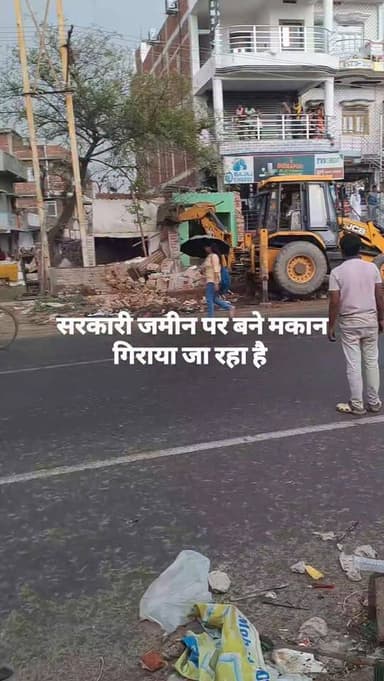 सम्राट चौधरी के बुलडोजर पंचानपुर बाजार में कर रहा है अतिक्रमण मुक्त बाजार में! #bdbiharjharkhand