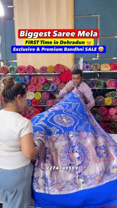 Exclusive BANDHNI Exhibition 😍
By: @sankalpbandhej_
-
Date- 22 & 23 June
Time- 9am to 9pm
Location- Hotel AKETA, Rajpur Road
-
-
#exhibition #dehradunexhibitions #sale #bandhnisaree #dehradun