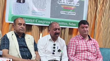 सोलन में कांग्रेस जिला अध्यक्ष ने पत्रकार करता कर दिया बड़ा ब्यान...