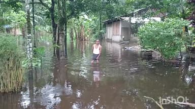 ধেমাজি: গোগামুখত অপৰিৱৰ্তনীয় অৱস্থাত বান পৰিস্থিতি, বৰ্তমান মুহূৰ্তলৈ অঞ্চল টোত ৩২ খন গাঁও জলমগ্ন