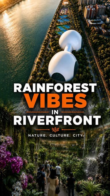 Amdavad is set to get its own Forest Dome!
Inspired by Singapore’s iconic indoor forest, a Tropical Dome Forest is being planned at the Sabarmati Riverfront. Featuring artificial rain, mist, tropical climate conditions, and exotic plants like orchids, this unique attraction aims to bring a rainforest experience right into the heart of the city.
With AI-powered climate control and an estimated investment of Rs 22 crore, this could become Amdavad’s next major green tourism destination.
#Amdavad #CurrentAffairs #SabarmatiRiverfront #News #Forest