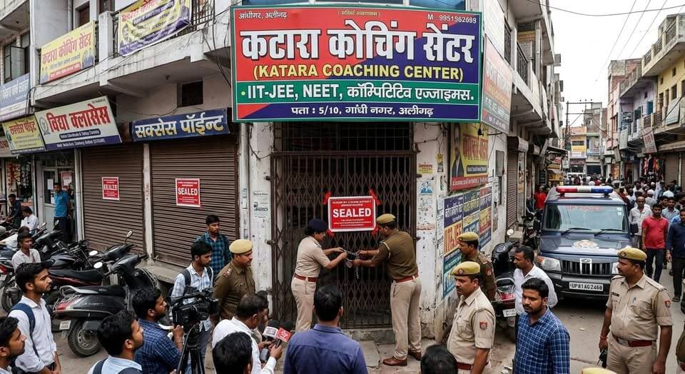 लखनऊ अग्निकांड के बाद अलीगढ़ में बड़ी कार्रवाई || कटारा कोचिंग सेंटर सहित तीन सील, सात बंद कर भागे
#ᴠɪʀᴀʟᴘᴏsᴛ #LatestNews #lucknow #aligarh #AligarhNews