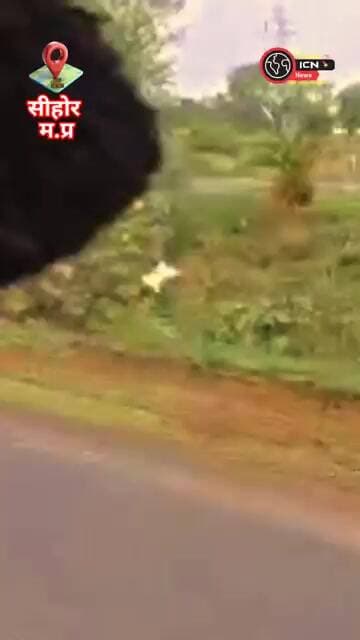 🚨 सीहोर में बड़ा हादसा!चावल से भरा ट्रक पलटा, देखते ही देखते धधक उठा आग का गोला 🔥
