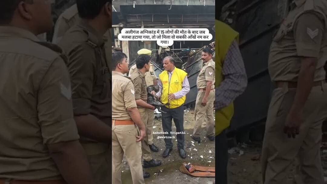 अग्निकांड में छात्रों की मौत के बीच मासूम बिल्ली सकुशल बाहर निकाली गई, देखें वीडियो #sorts #viral