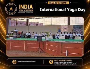 International Yoga Day | India Book of Records
On the occasion of International Yoga Day, the spirit of wellness, discipline, and inner harmony is being celebrated through extraordinary record achievements recognized by the India Book of Records. In this special reel, remarkable yoga-related records accomplished by inspiring participants from across the nation are being showcased. Through dedication, perseverance, and a commitment to healthy living, exceptional milestones have been achieved and memorable records have been created. The transformative power of yoga is being highlighted, while its role in promoting physical strength, mental clarity, and holistic well-being is being honoured and celebrated by record holders nationwide.
#indiabookofrecords #internationalyogaday #yogaday #ibrrecords #healthyliving #yogaspirit #IBR