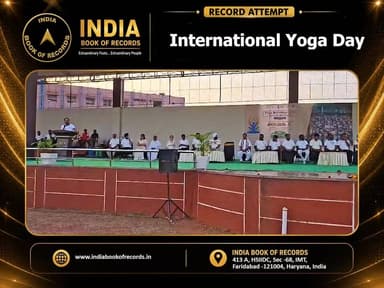 अंतरराष्ट्रीय योग दिवस | इंडिया बुक ऑफ रिकॉर्ड्स
अंतरराष्ट्रीय योग दिवस के अवसर पर स्वास्थ्य, अनुशासन और आंतरिक संतुलन की भावना का उत्सव मनाया जा रहा है। इंडिया बुक ऑफ रिकॉर्ड्स द्वारा मान्यता प्राप्त योग से जुड़े कई प्रेरणादायक रिकॉर्ड इस विशेष रील में प्रस्तुत किए गए हैं।
देशभर के प्रतिभागियों ने अपने समर्पण, निरंतर अभ्यास और स्वस्थ जीवनशैली के प्रति प्रतिबद्धता के माध्यम से उल्लेखनीय उपलब्धियाँ हासिल की हैं तथा यादगार रिकॉर्ड स्थापित किए हैं।
यह रील योग की परिवर्तनकारी शक्ति को दर्शाती है और शारीरिक मजबूती, मानसिक स्पष्टता तथा समग्र स्वास्थ्य को बढ़ावा देने में योग की महत्वपूर्ण भूमिका का सम्मान करती है। देशभर के रिकॉर्ड धारकों द्वारा योग के प्रति समर्पण और उत्कृष्टता को इस अवसर पर विशेष रूप से सराहा जा रहा है।
🧘♀️ करें योग, रहें निरोग — स्वस्थ जीवन का यही आधार है।
#IndiaBookOfRecords #InternationalYogaDay #YogaDay #IBRRecords #HealthyLiving #YogaSpirit #IBR #योगदिवस #अंतरराष्ट्रीययोगदिवस #स्वस्थजीवन #योगकीशक्ति #इंडियाबुकऑफरिकॉर्ड्स #योग_से_निरोग #योग_भारत_की_पहचान