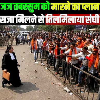 जज तबस्सुम खान को धमकी, मुल्ली बोलकर मारने का बनाया प्लान
Judge Tabassum Khan threatened; plot hatched to kill her by calling her 'Mulli'.
#JudgeTabassumKhan #BreakingNews #HindiNews #CourtNews #LatestNews
jaj tabassum khan, judge tabassum khan news, judge threat case, judge news today, court news, india news, breaking news hindi, latest hindi news, legal news, viral news, hindi news update, court case update