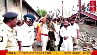 তারাতলায় দুর্ঘটনা স্থলে !