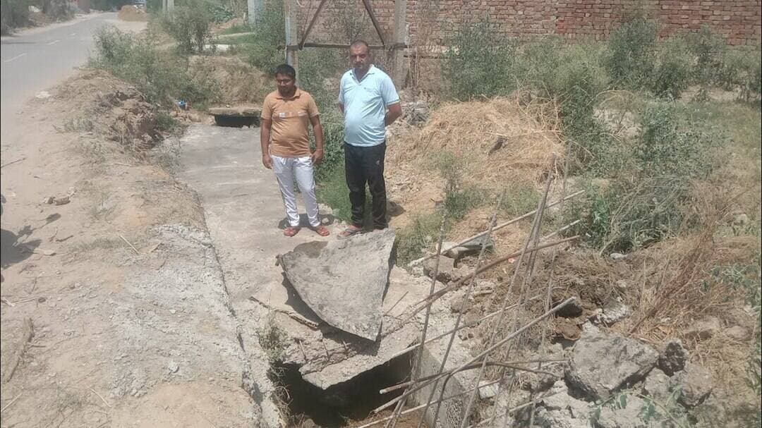 बादली। 3 साल में नहीं बना 900 मीटर नाला। PWD विभाग फेल। #badli #years #miter #pwd #dc_jhajjar #news