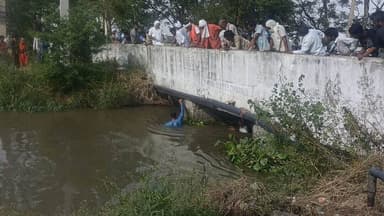 देवरखाना मोड़। NCR नहर। डूबने से एक की मौत। #deverkhana #mods #ncr #nahargarh #moot #news #badli