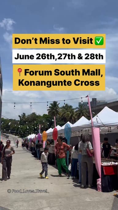 Craft Bazaar At Forum South Mall by @timeless_treasure_popup
June 26th to 28th
#jpnagar #konangunte #thingstodoinbangalore #nammabengaluru #bangalorefoodies