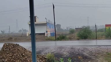 गोटेगांव में पहली बारिश