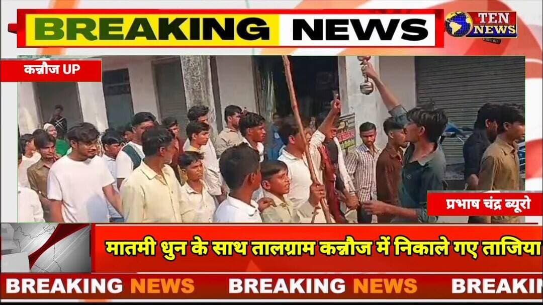 मातमी धुन के साथ तालग्राम में निकाले गए ताजिए, दिखाए बड़े करतब #tennewsone #mohrram
