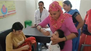 राष्ट्रीय पल्स पोलियो अभियान का आगाज, 2.36 लाख बच्चों को दवा पिलाने का लक्ष्य #live #viral #poliyo