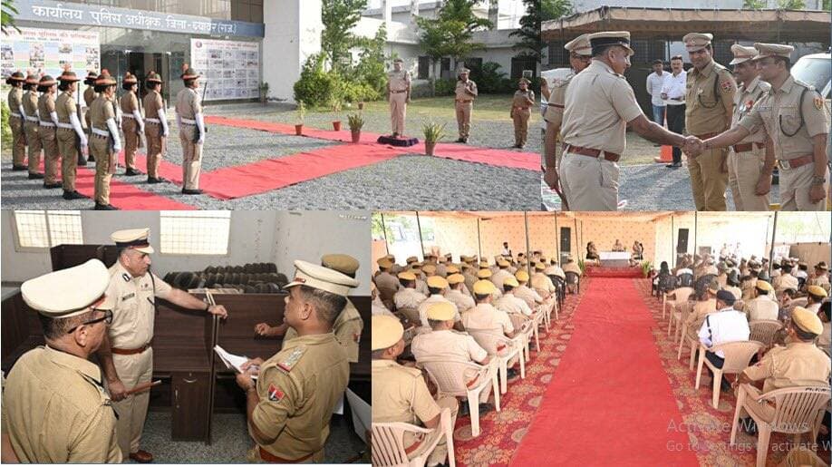 श्रीमान राजेश सिंह पुलिस महानिरीक्षक ATS ने किया जिले का वार्षिक निरीक्षण
क्राईम सीन & नाकाबन्दी का प्रदर्शन
पौधारोपण कर पर्यावरण सरंक्षण का संदेश
पुलिस लाईन, पुलिस अधीक्षक कार्यालय वृत्त कार्यालय रायपुर व सदर थाने का निरीक्षण
अपराध गोष्ठी लेकर दिये आवश्यक दिशा-निर्देश https://t.co/mLj9roWUnN