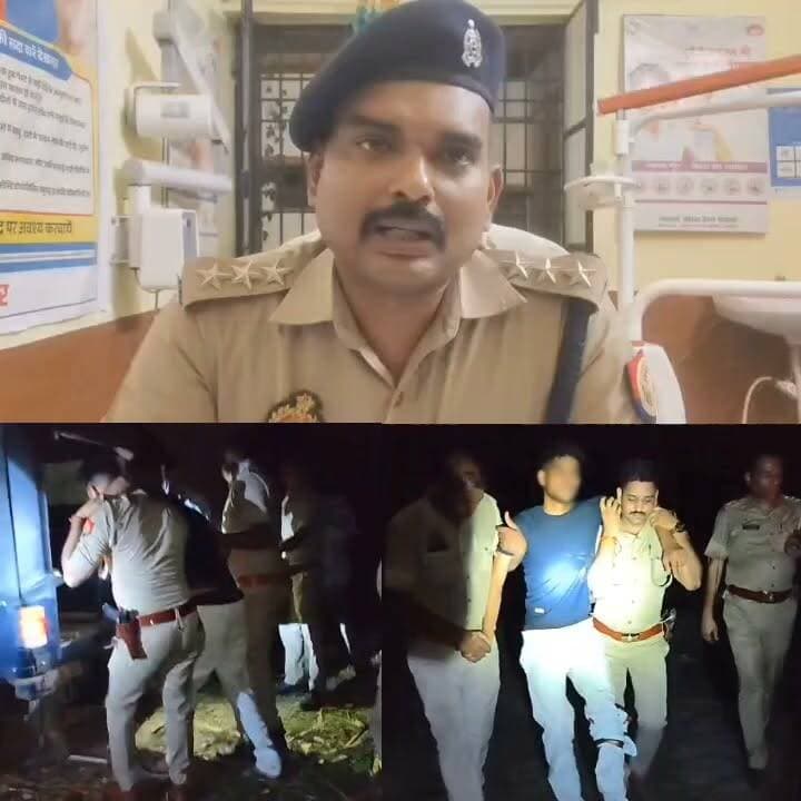 #थाना #गहमर पुलिस टीम द्वारा शातिर अन्तर्राज्यीय असलहा तस्कर/ लुटेरा पुलिस मुठभेड़ में घायल/गिरफ्तार ।*
जिसके कब्जे से 01 अदद अवैध तमंचा.315 बोर व 01 अदद खोखा कारतूस व 01 अदद जिंदा कारतूस व एक अदद बिना नम्बर काले रंग की अपाची मोटरसाईकिल व 700 रुपये नगद व एक मोबाईल फोन बरामद* ।
कुशवाहा निवासी ग्राम गहमर पट्टी सम्भल राय थाना गहमर जनपद गाजीपुर बताया जिसके पास से 300 रुपये नगद व एक अदद मोबाईल फोन बरामद हुआ । जिसके आधार पर थाना स्थानीय पर *मु0अ0सं0- मु0अ0सं0 118/2026 धारा 109(1) BNS व 9/25/27 आयुध अधिनियम* का अभियोग पंजीकृत कर, अग्रिम विधिक कार्यवाही की जा रही है