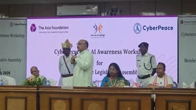 राँची के पुराना विधानसभा सभागार से LIVE ।
झारखंड विधानसभा अध्यक्ष के मार्गदर्शन में बाल कल्याण संघ द्वारा Cyber Security & Digital Security: वर्तमान परिदृश्य एवं चुनौतियाँ विषय पर जागरूकता कार्यक्रम आयोजित किया जा रहा है।
कार्यक्रम से जुड़ी हर महत्वपूर्ण जानकारी और प्रमुख अपडेट देखें LIVE केवल Ranchi Club TV पर।
📍स्थान: पुराना विधानसभा सभागार, रांची
📅 दिनांक: 03 July 2026
#Ranchi #Jharkhand #CyberSecurity #DigitalSecurity #CyberAwareness #Live #RanchiClubTV