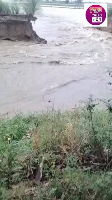 पौली लाखन माजरा नहर टुट गई है नियर रेलवे लाइन जींद महम रोड के बीच में #trending