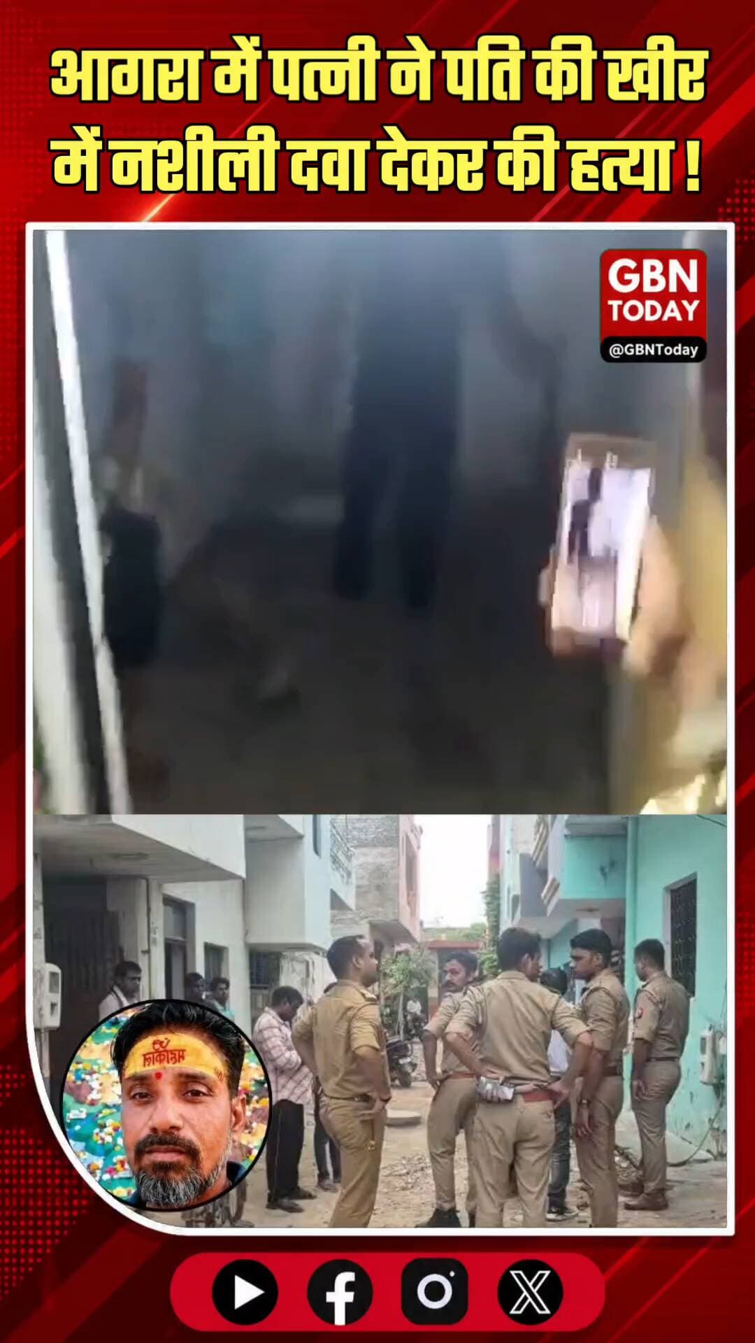 आगरा: पत्नी ने पति की खीर में नशीली दवा देकर की हत्या, बाथरूम में दफनाया शव
#AgraCrime #ShockingMurder #Justice